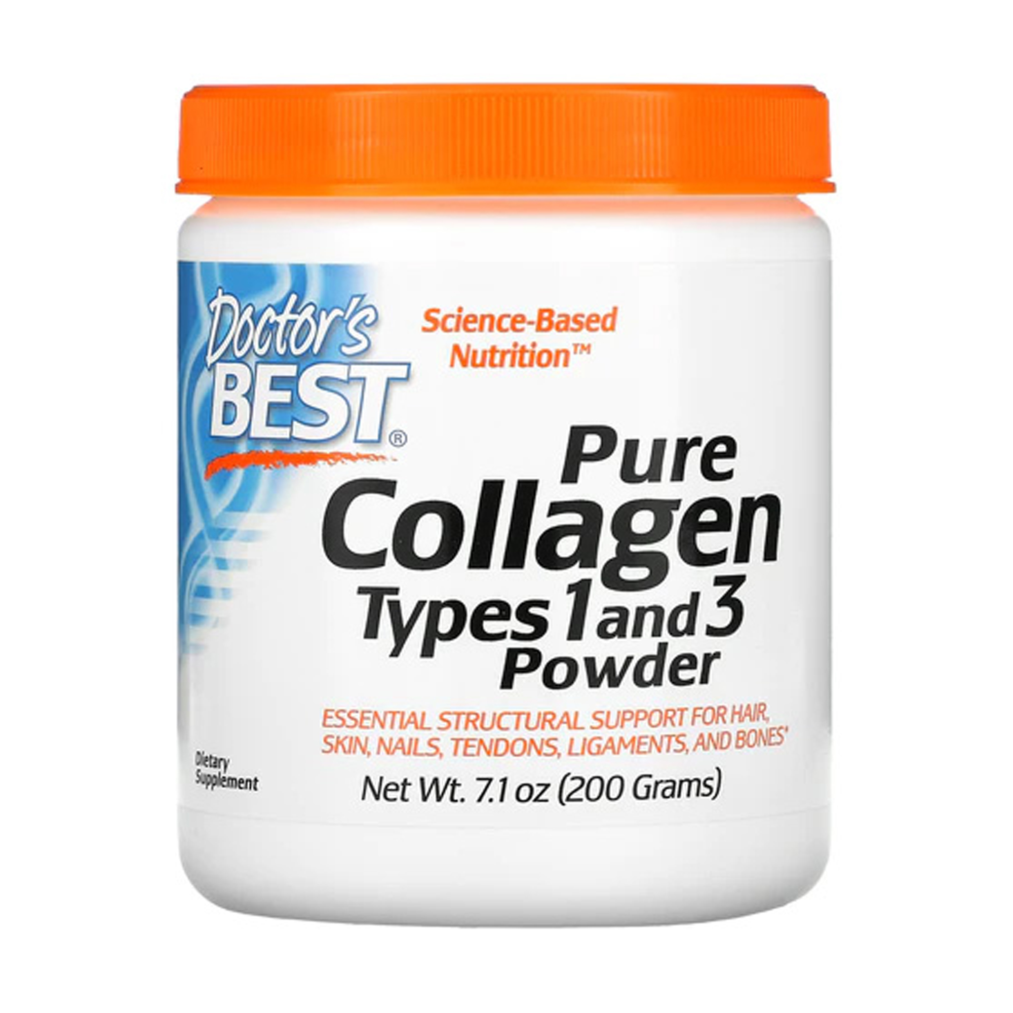 Колаген Doctor's Best Collagen Types 1 and 3 Powder в порошку, 200 г